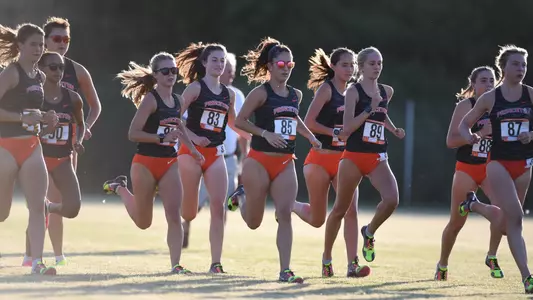 Players running in the cross country sport